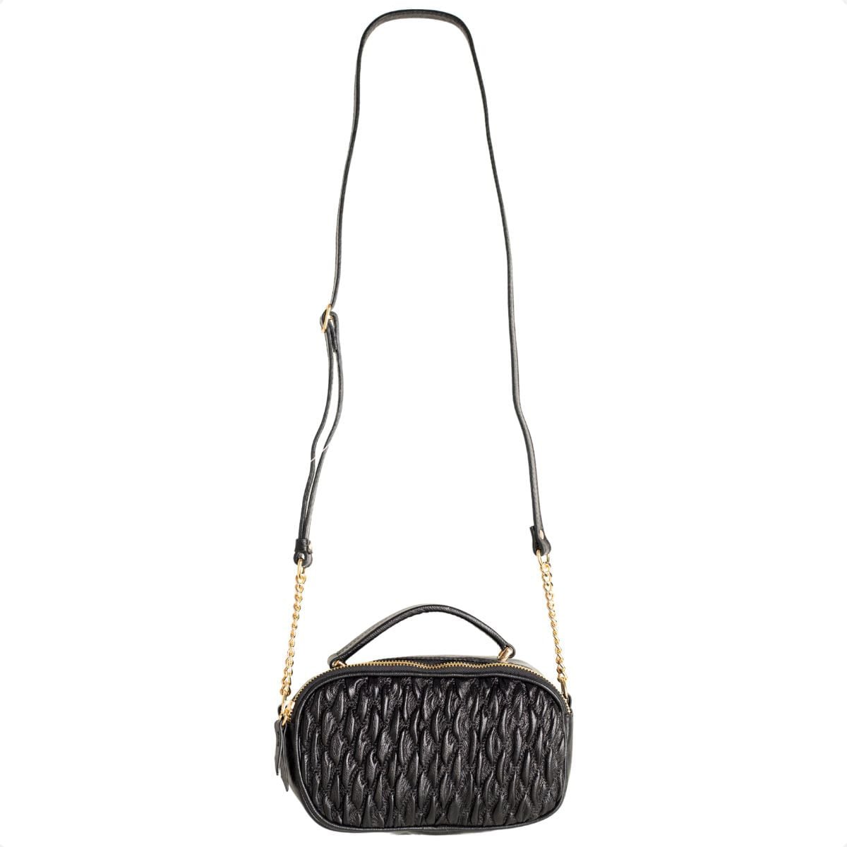 Bolsa Oval Preta Dm Obsession Preto 1