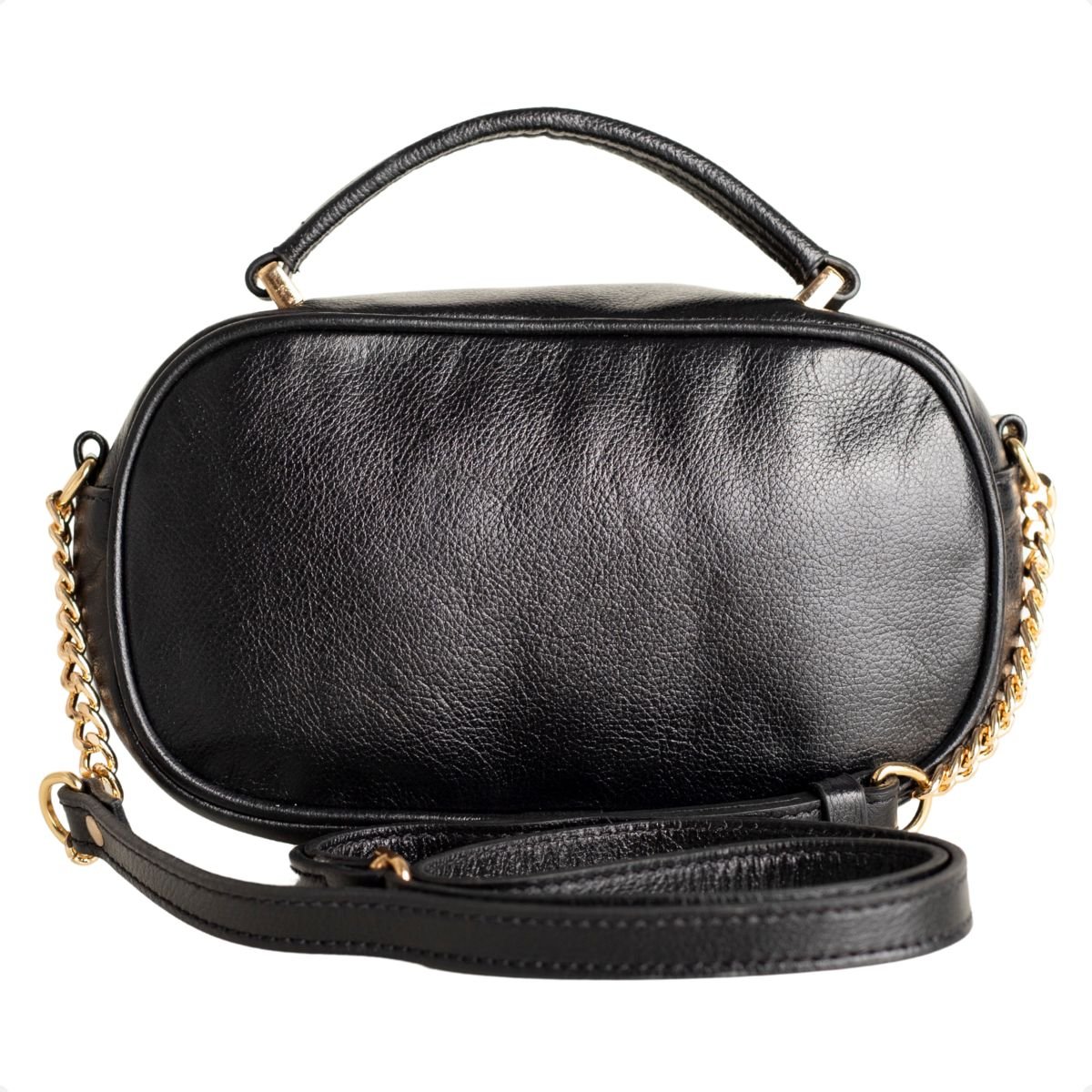 Bolsa Oval Preta Dm Obsession Preto 5