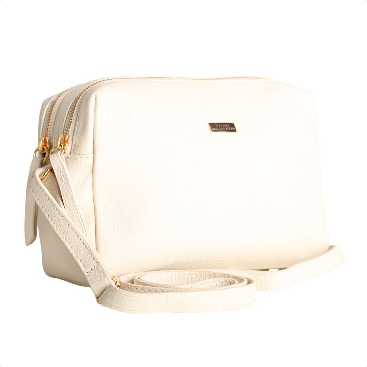 Bolsa Minimalista Transversal Lívia Off White Dm Off White 2