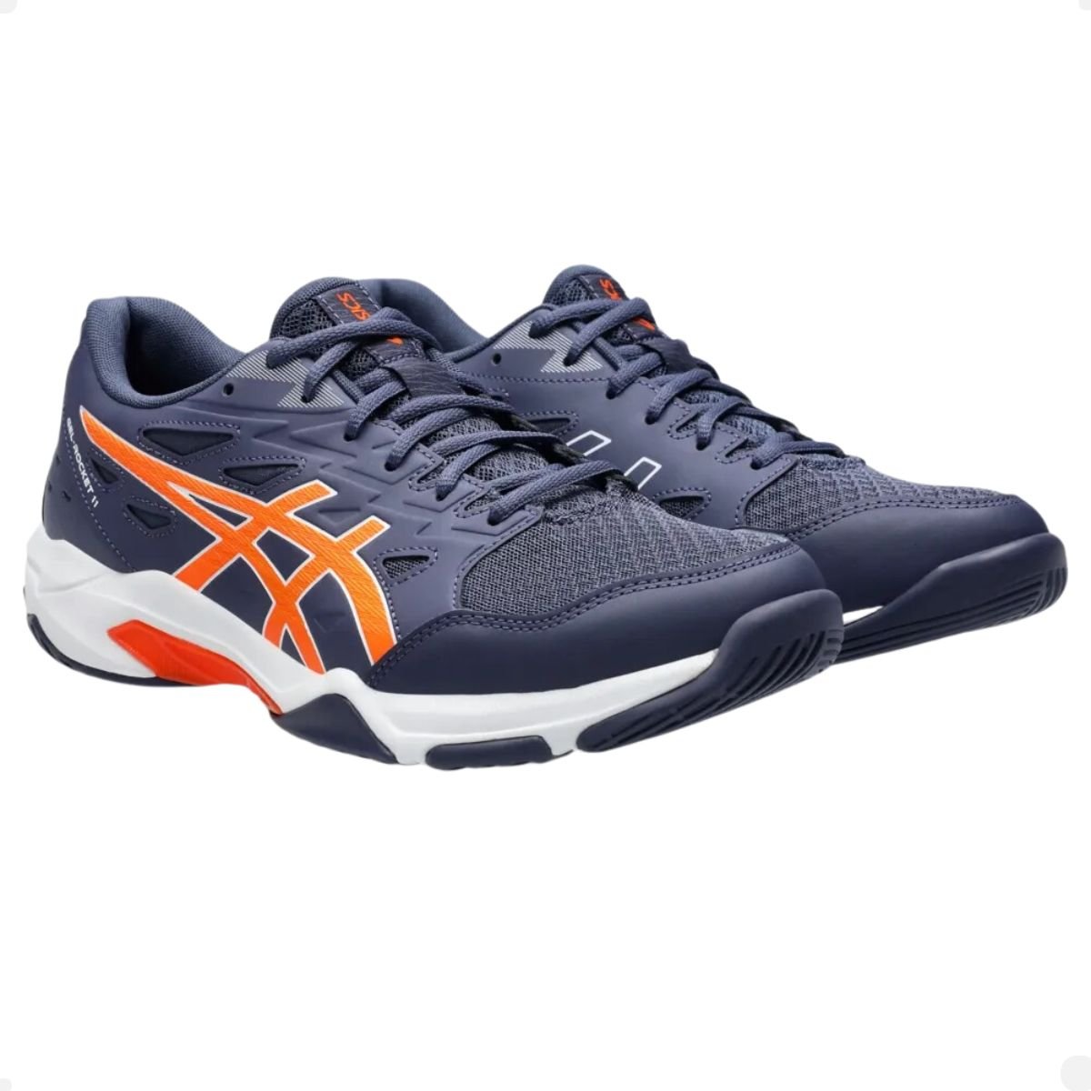Tenis Volleyball Masc Asics Gel-Rocket 11 1071a091-500 Azul Marinho 2