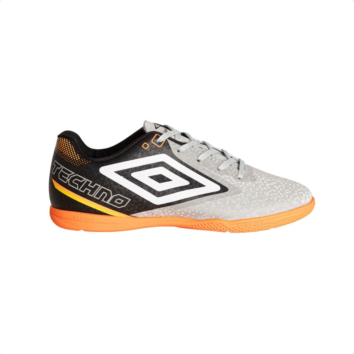 Chuteira Indoor Infanitl Umbro Techno Ii Júnior Cinza