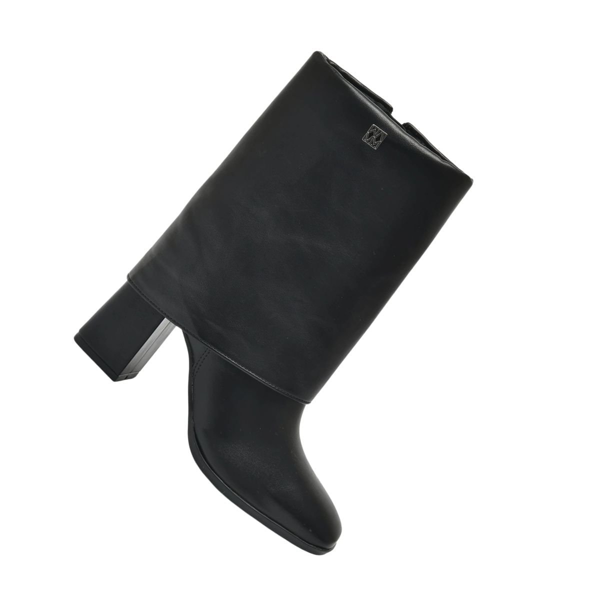 Bota Feminina Social Cano Médio Via Marte Preta Preto 6