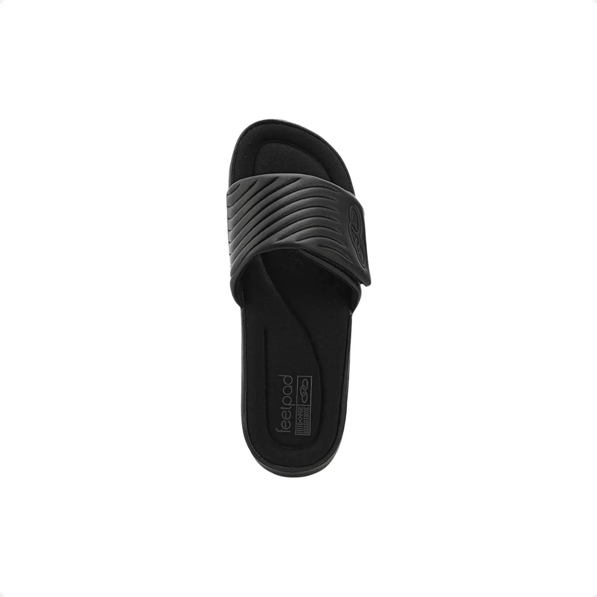 Chinelo Slide Olympikus Melbourne 2 Masculino Preto Preto 4