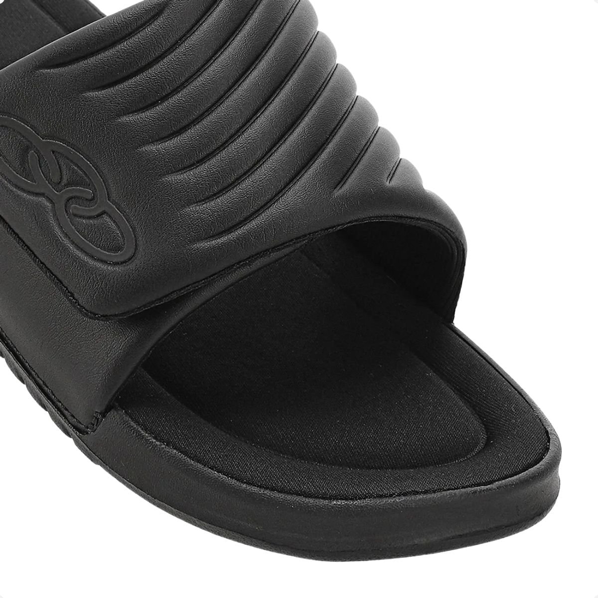 Chinelo Slide Olympikus Melbourne 2 Masculino Preto Preto 6