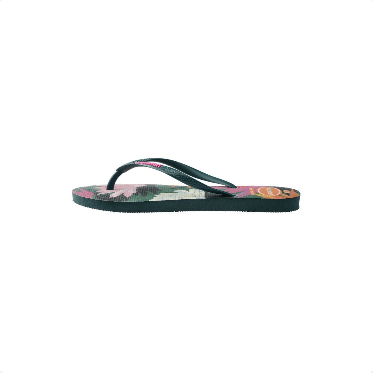 Chinelo Feminino Dedo Havaianas Slim Summer Bliss Verde 7