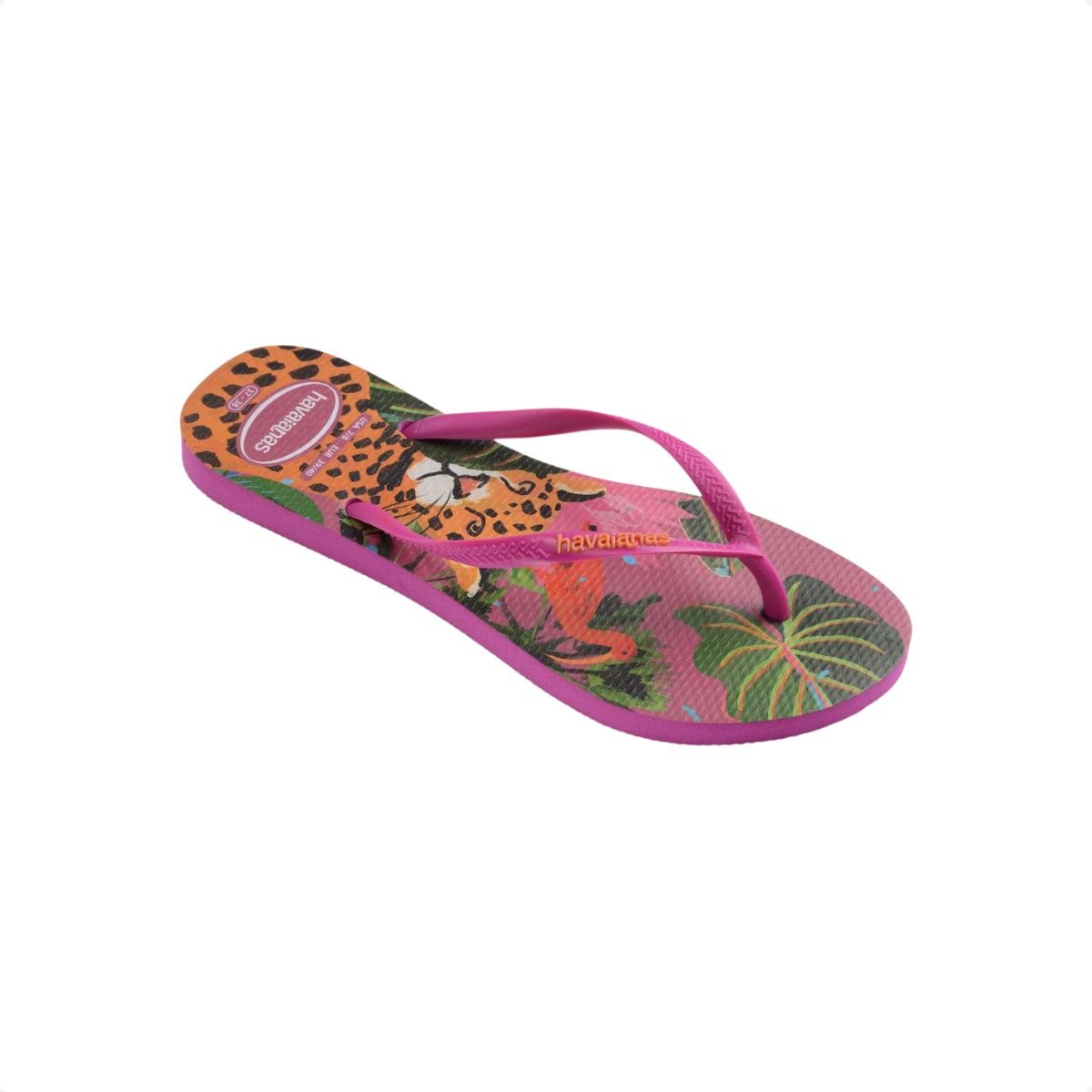 Chinelo Feminino Dedo Havaianas Slim Summer Bliss Rosa Rosa 2