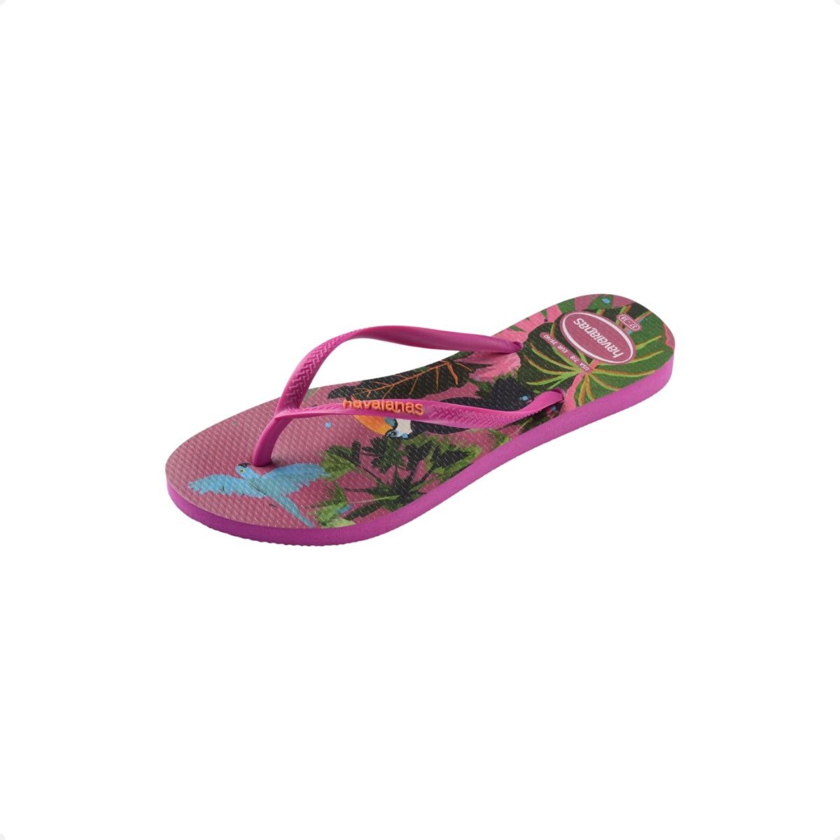 Chinelo Feminino Dedo Havaianas Slim Summer Bliss Rosa Rosa 4