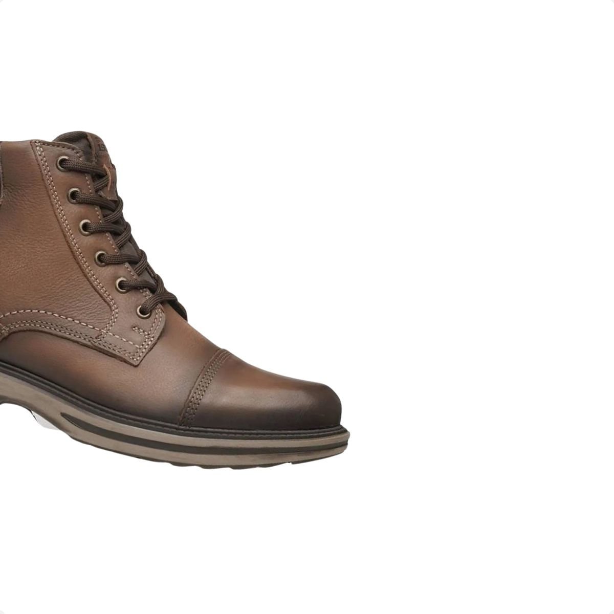 Bota Coturno Masculina Pegada Toronto Marrom 6