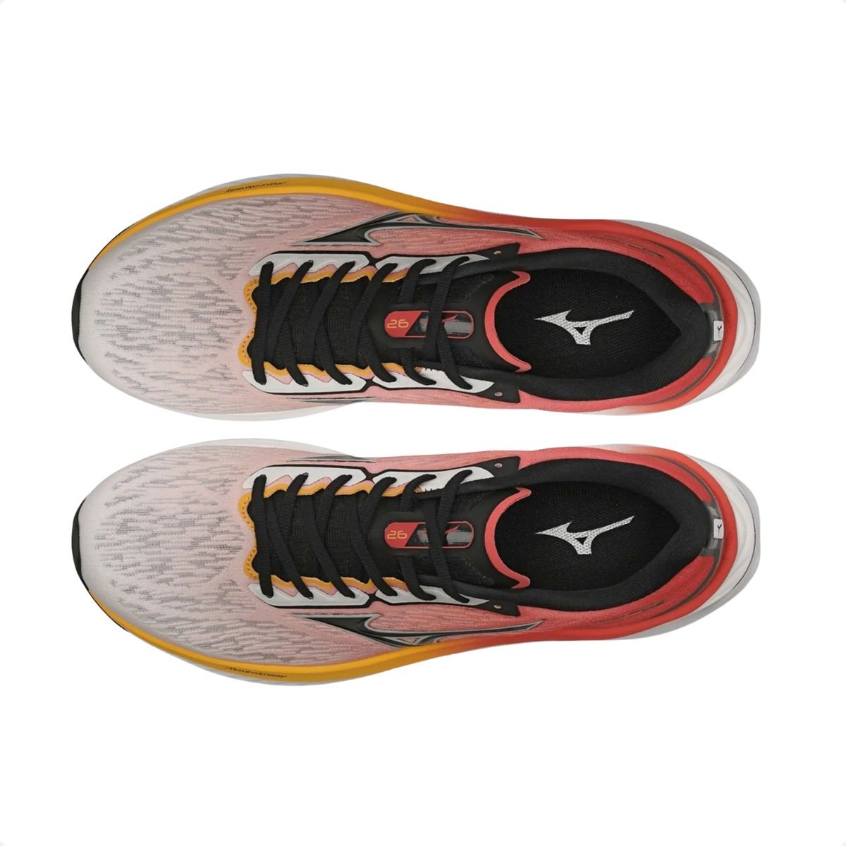 Tênis Running Masculino Mizuno Wave Creation 26 Rosa Vermelho/Laranja 2