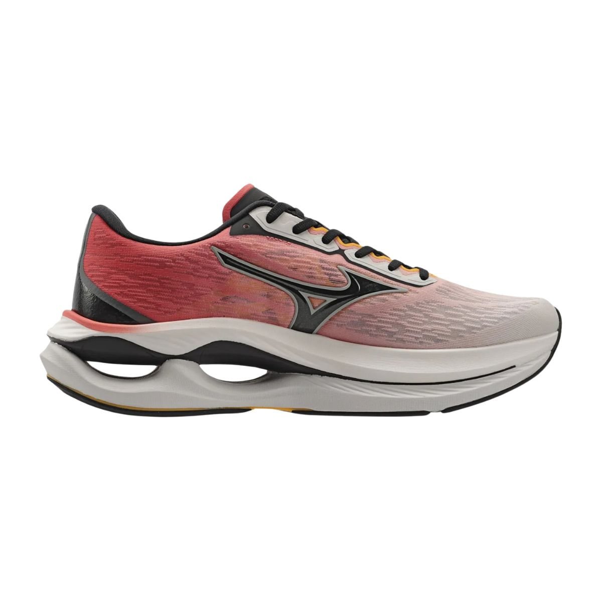 Tênis Running Masculino Mizuno Wave Creation 26 Rosa Vermelho/Laranja 3