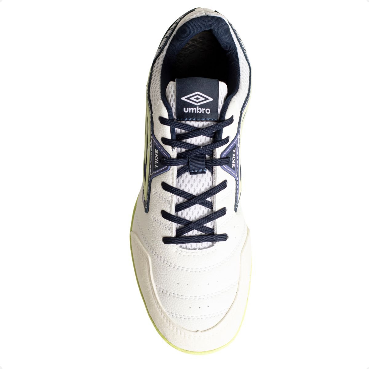 Chuteira Indoor Masculina Umbro Skill Branco Branco 6