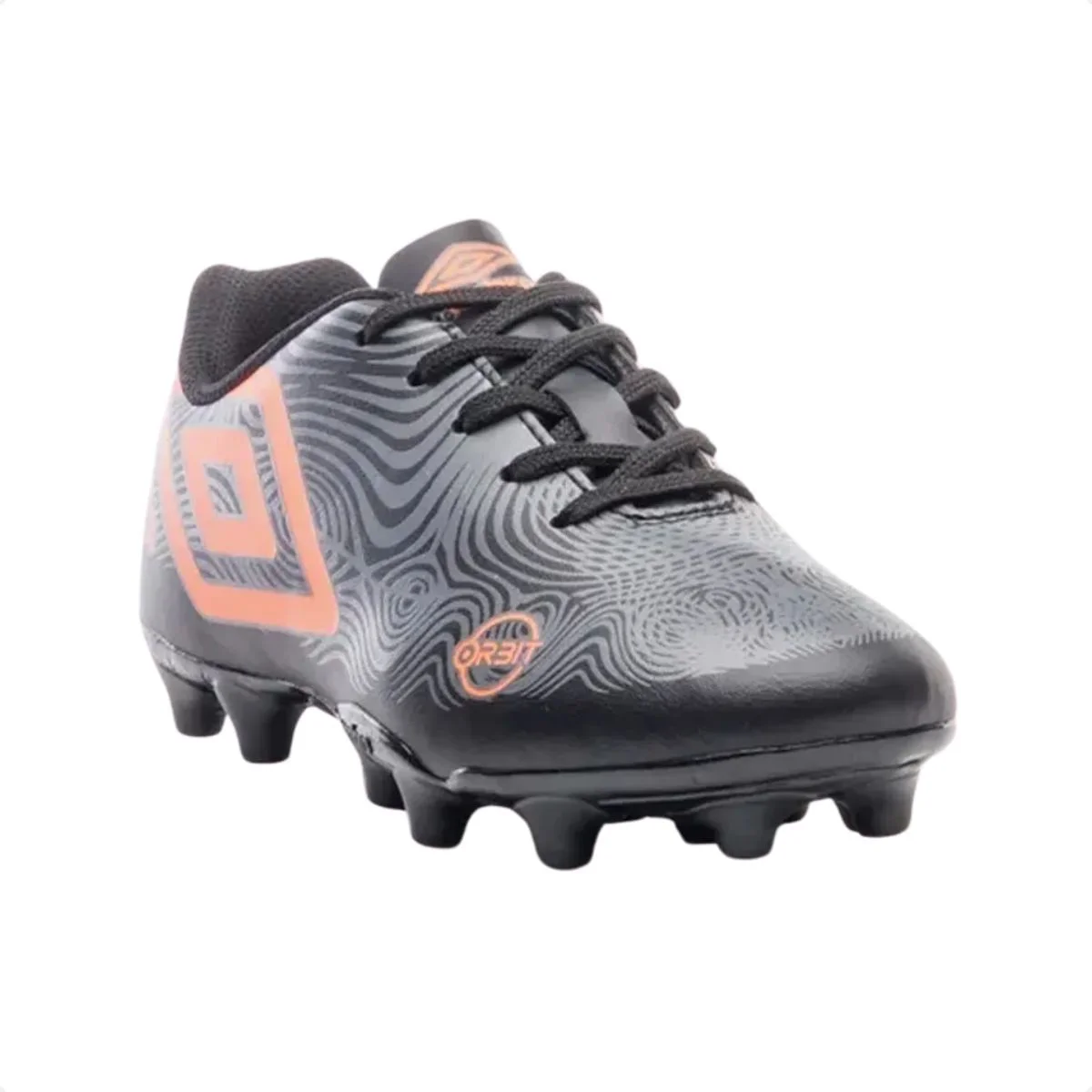Chuteira Campo Infantil Umbro Orbit Junior Preta Preto 2