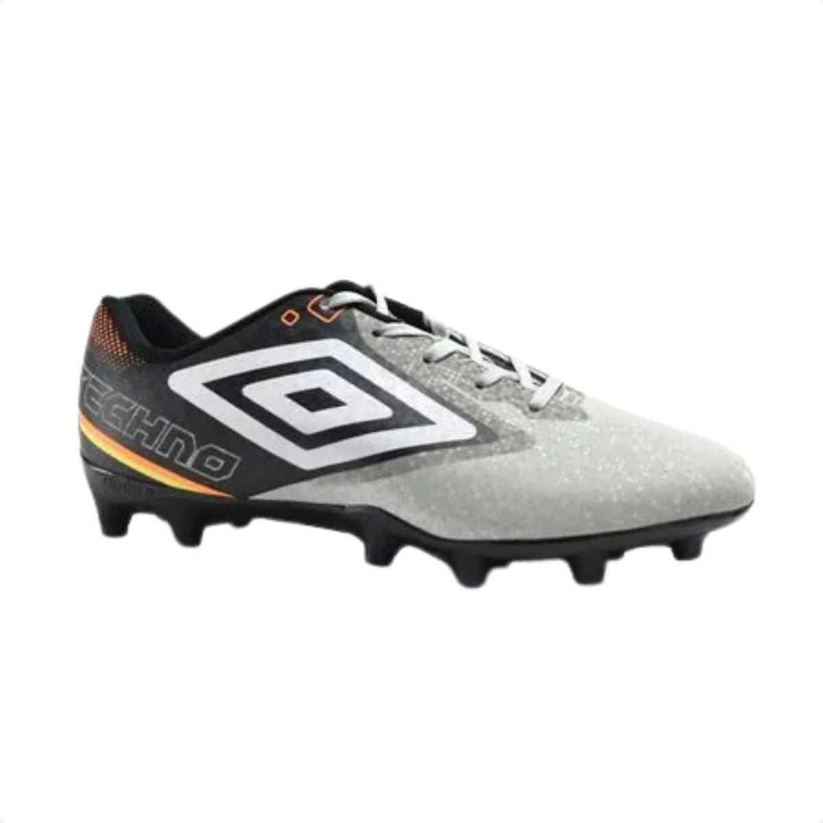 Chuteira Campo Infantil Umbro Techno Ii Jr Cinza Preto/Cinza 2