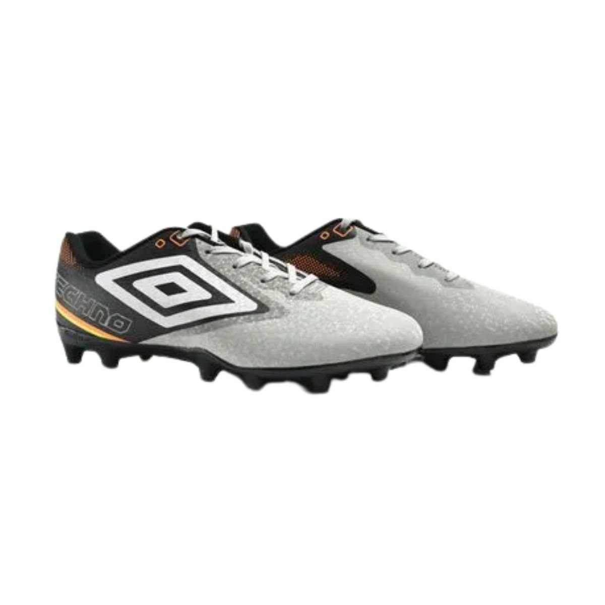 Chuteira Campo Infantil Umbro Techno Ii Jr Cinza Preto/Cinza 4
