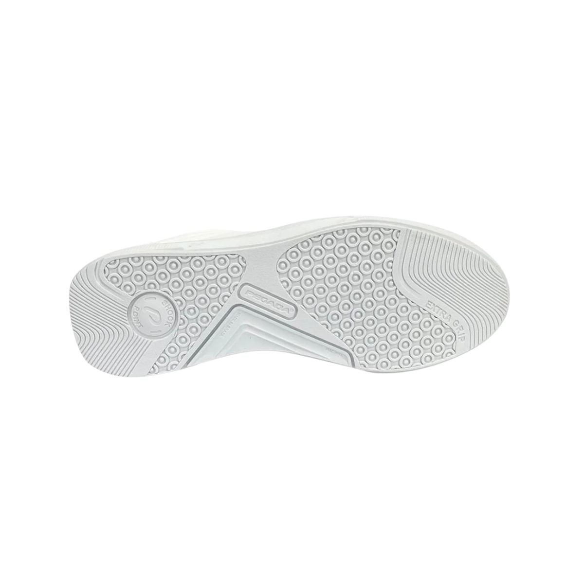 Sapatênis Masculino Em Microfibra Pegada Branco Branco 4