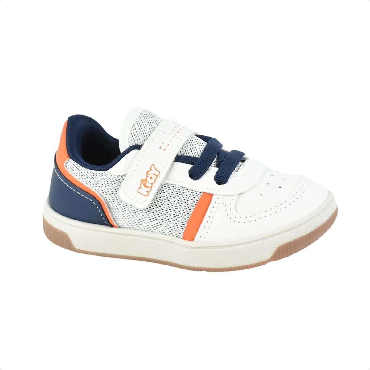 Sapatênis Infantil Social Kidy Branco E Azul Branco 2