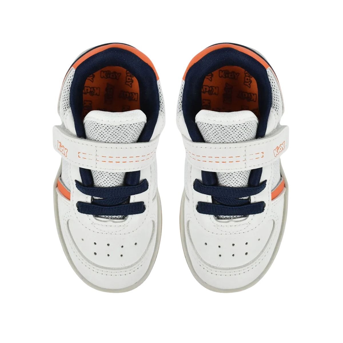 Sapatênis Infantil Social Kidy Branco E Azul Branco 3