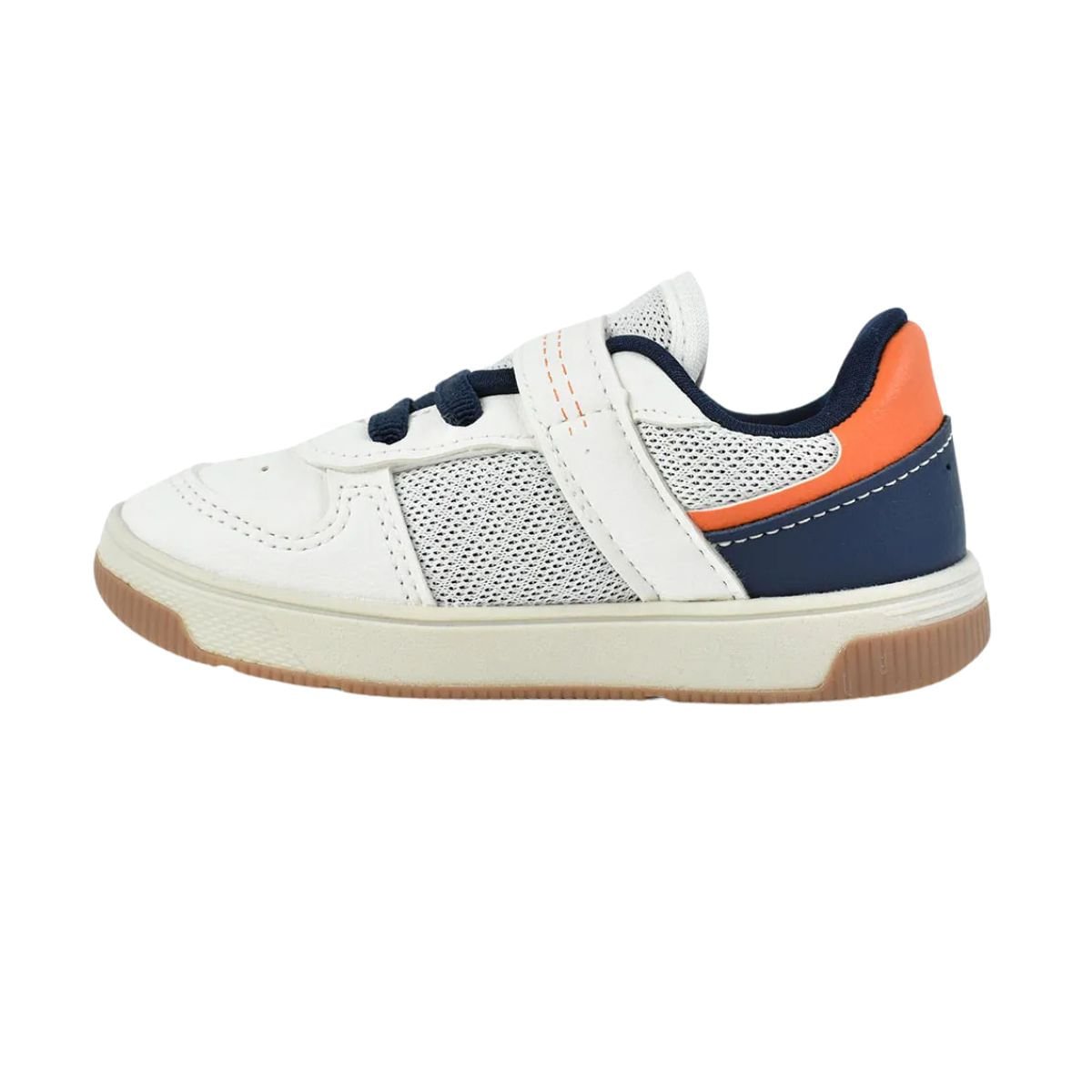 Sapatênis Infantil Social Kidy Branco E Azul Branco 5