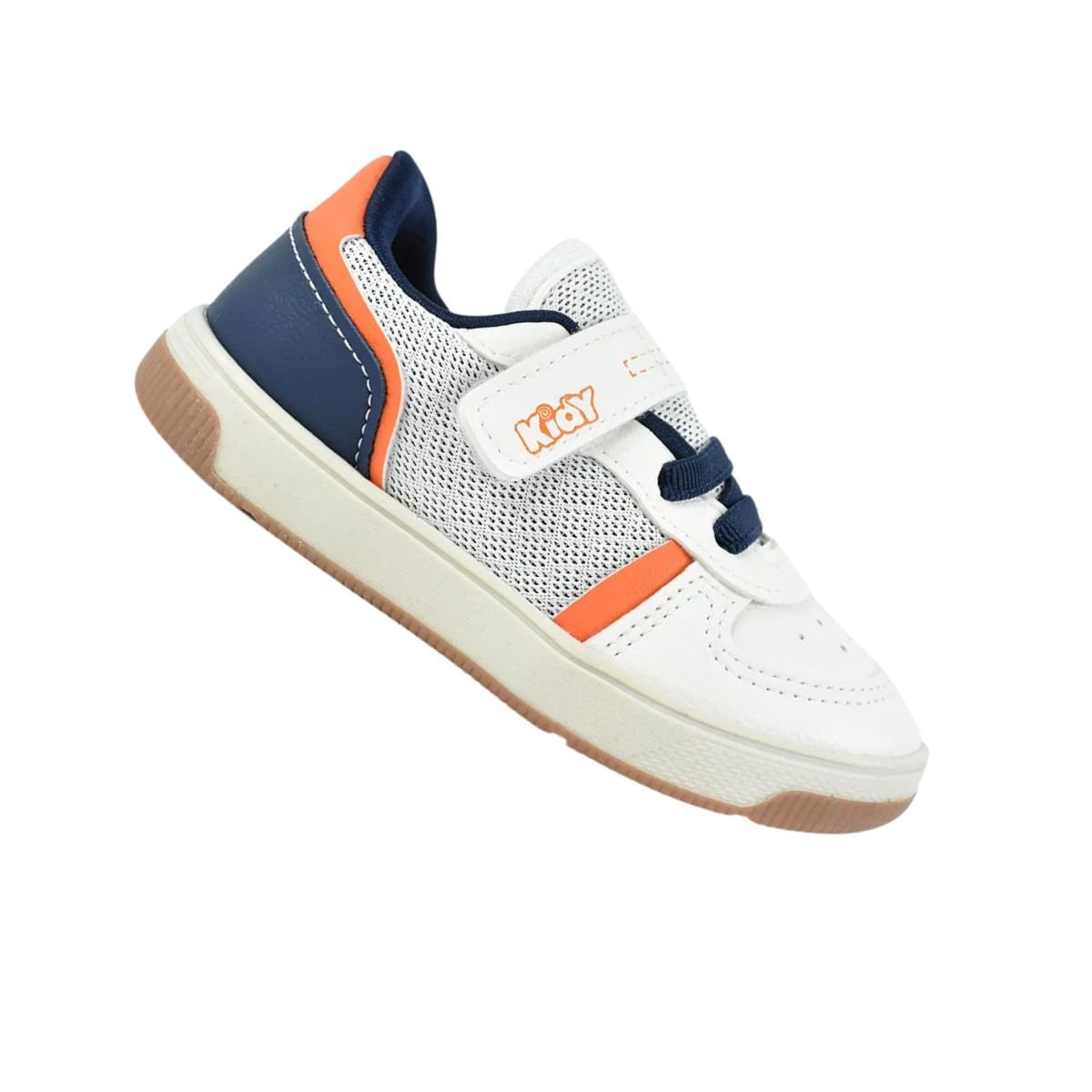 Sapatênis Infantil Social Kidy Branco E Azul Branco 7