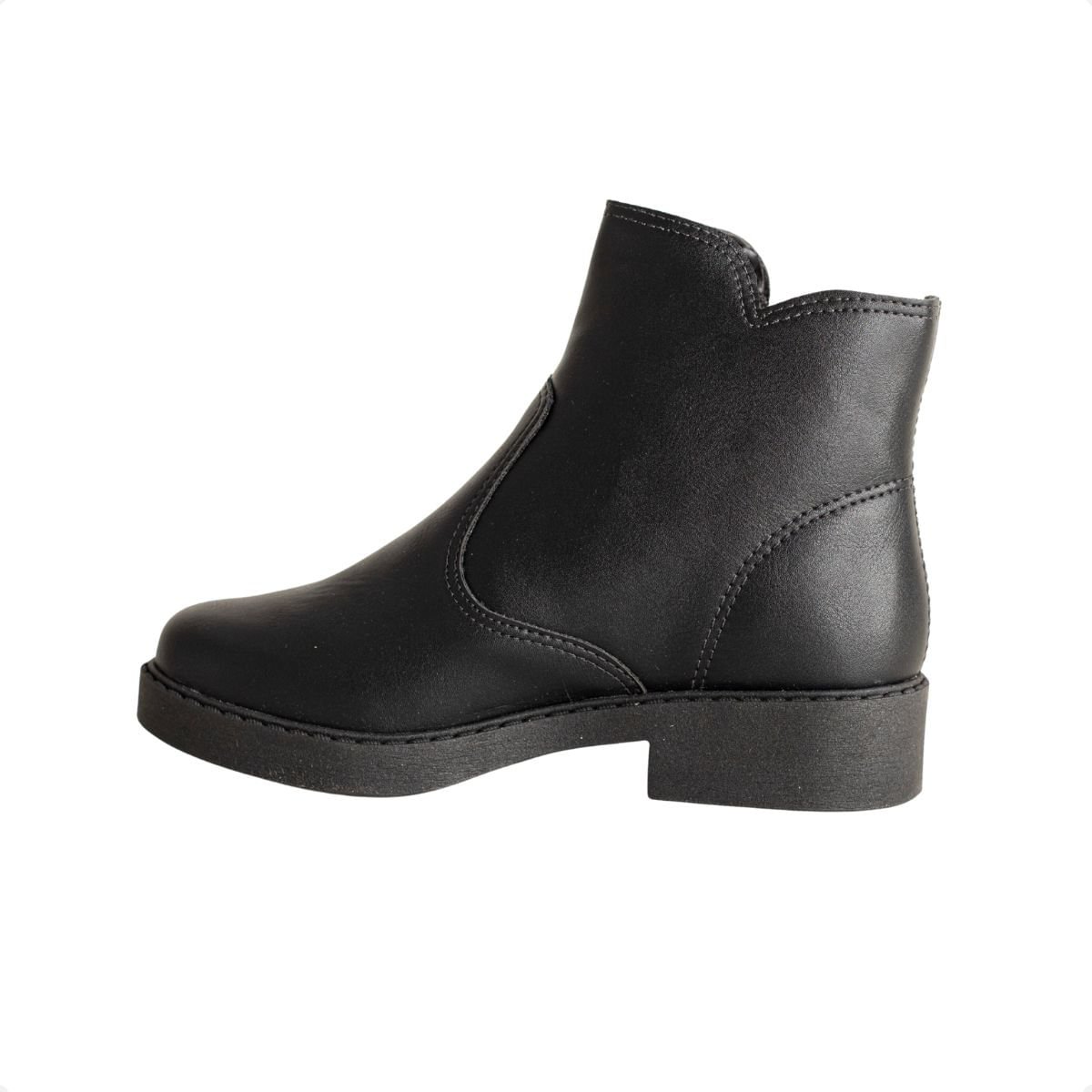 Bota Infantil Cano Curto Pink Cats Preta Preto 5