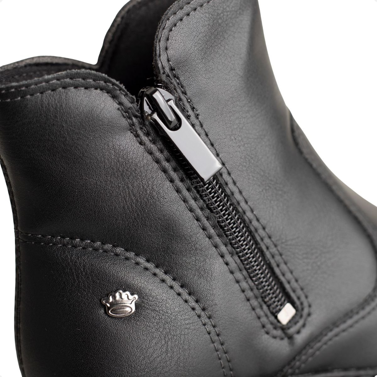 Bota Infantil Cano Curto Pink Cats Preta Preto 7