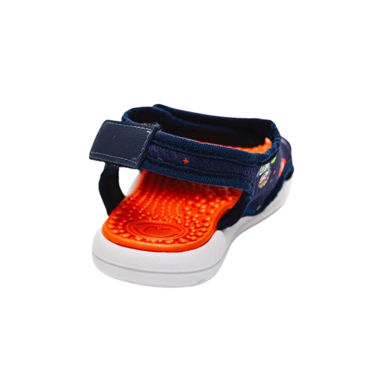 Sandália Infantil Papete Molekinho Azul E Laranja Azul Marinho 4