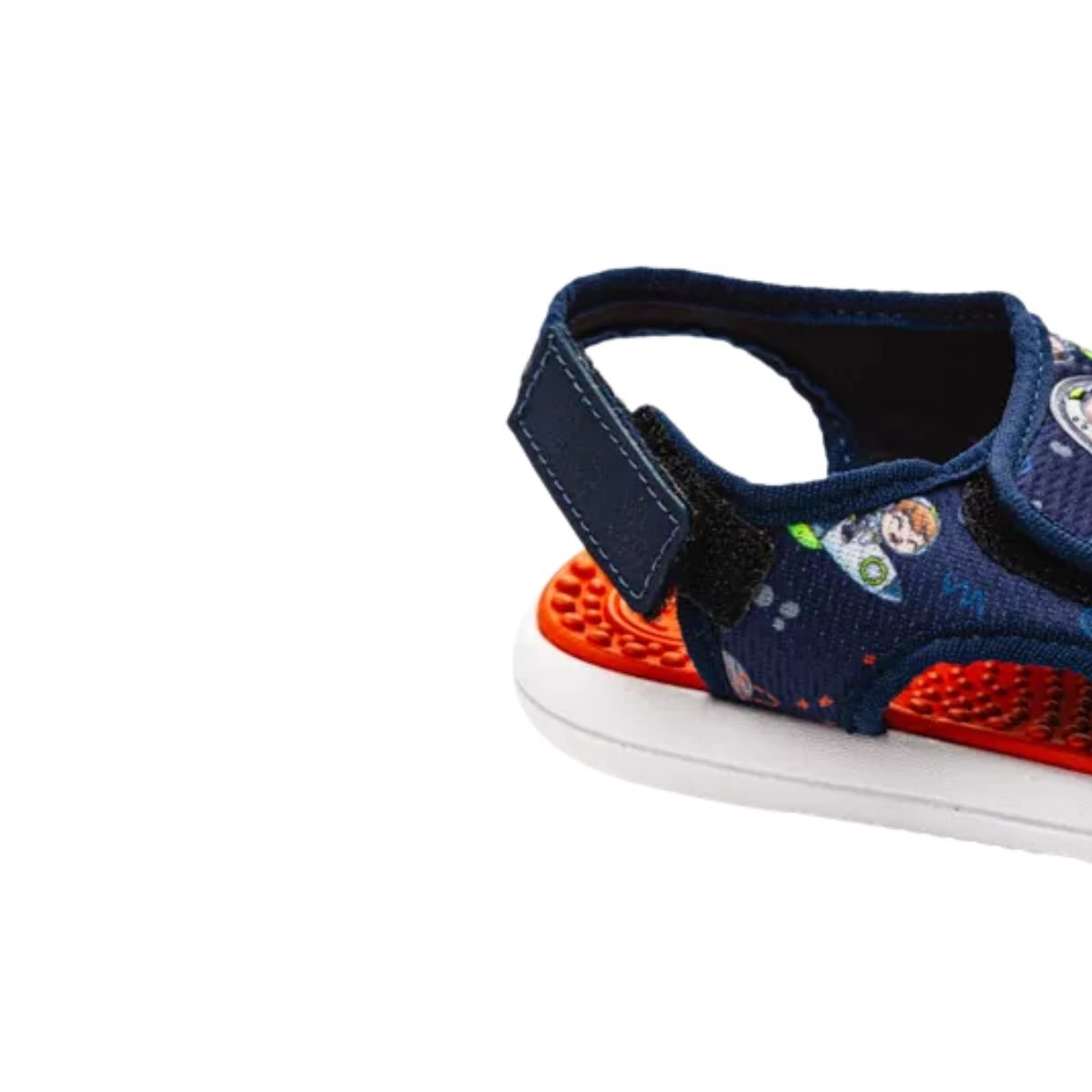Sandália Infantil Papete Molekinho Azul E Laranja Azul Marinho 7