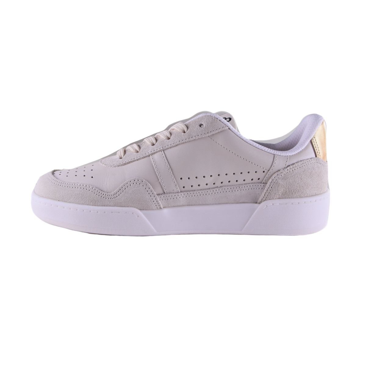 Tênis Moda Feminino Casual Capodarte Off White Bege 4
