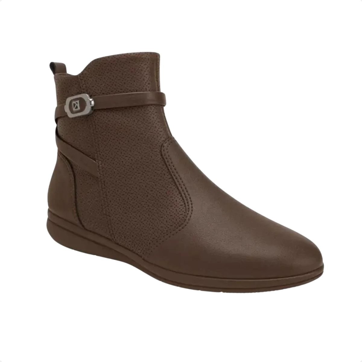 Bota Feminina Cano Baixo Piccadilly Maxi Marrom Marrom 2