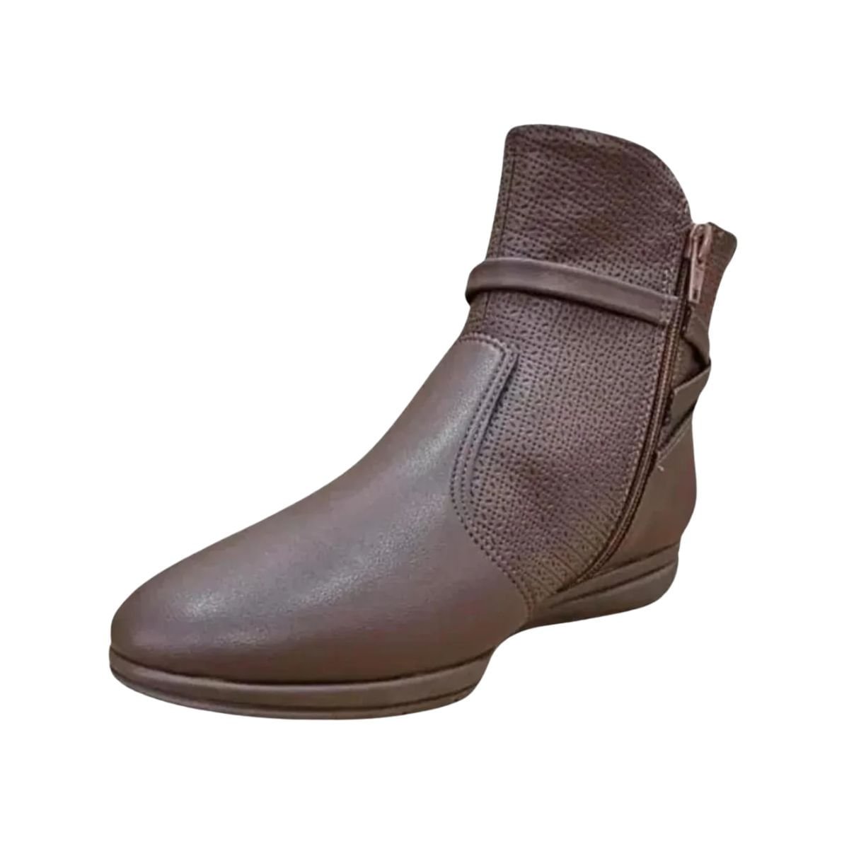 Bota Feminina Cano Baixo Piccadilly Maxi Marrom Marrom 3