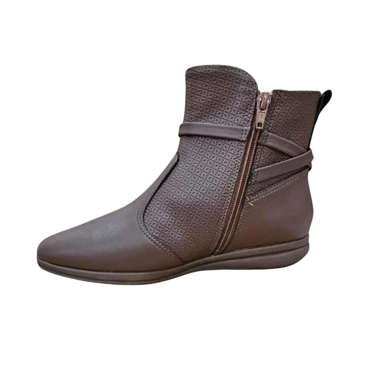 Bota Feminina Cano Baixo Piccadilly Maxi Marrom Marrom 4