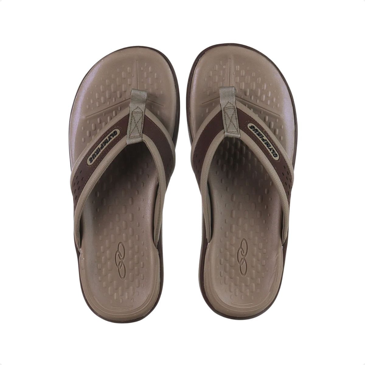 Chinelo Masculino Dedo Olympikus 921 Marrom Marrom 2