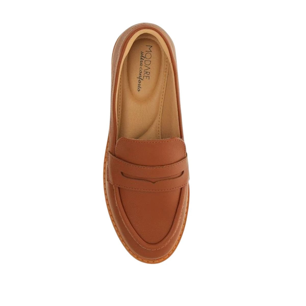 Sapato Feminino Mocassim Modare Marrom Marrom 6