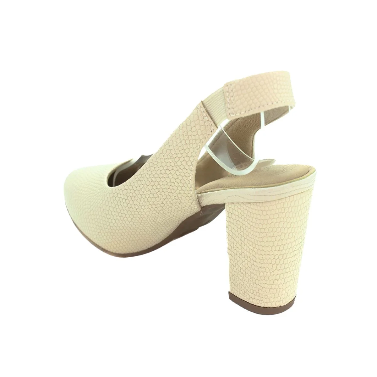 Sapato Feminino Slingback Modare Creme Bege 5