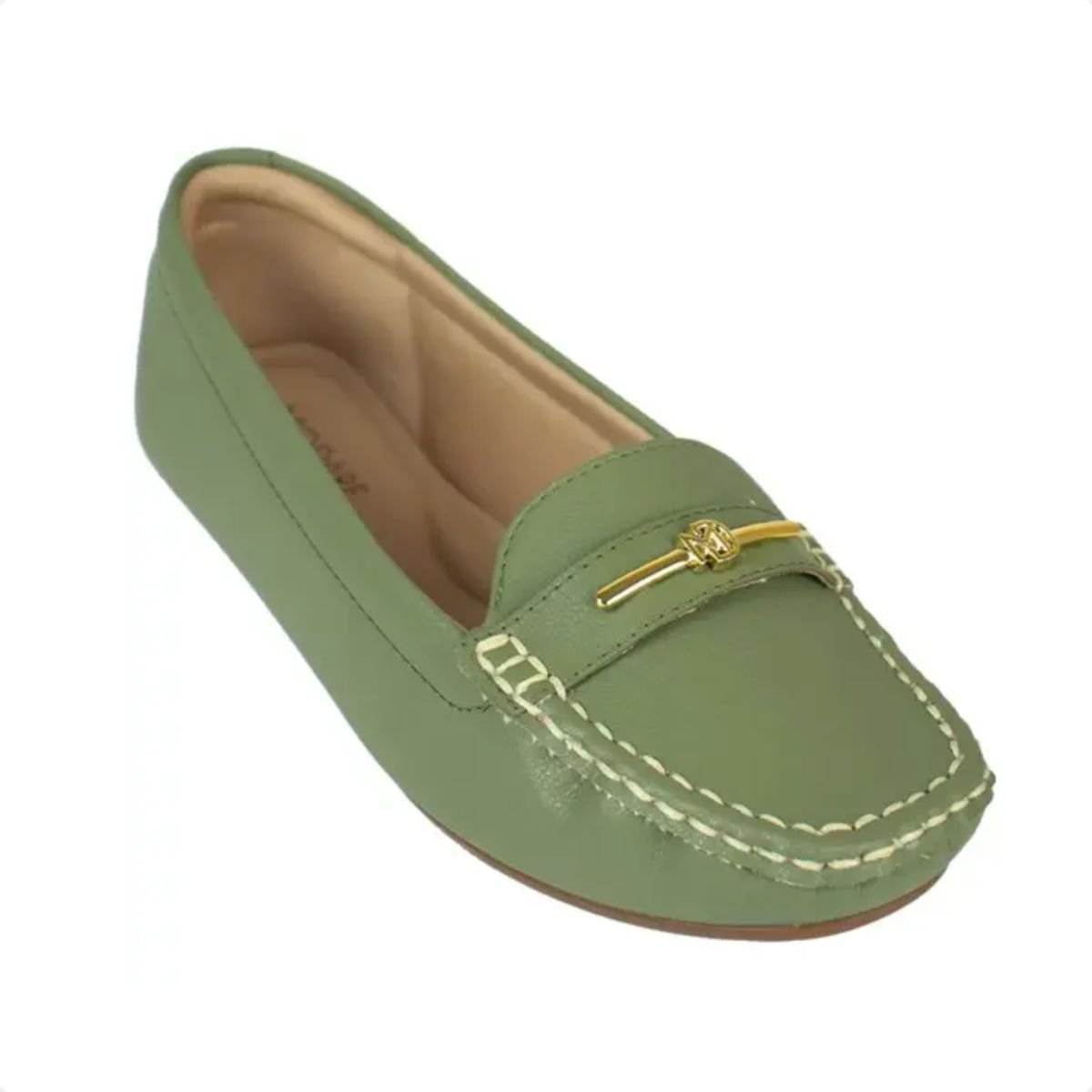 Sapato Feminino Mocassim Modare Ultraconforto Verde Verde 2
