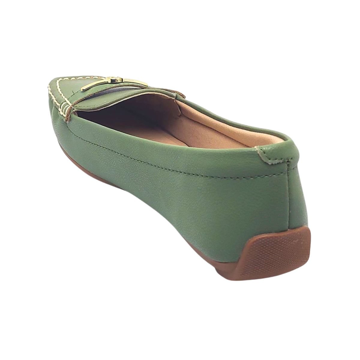 Sapato Feminino Mocassim Modare Ultraconforto Verde Verde 6