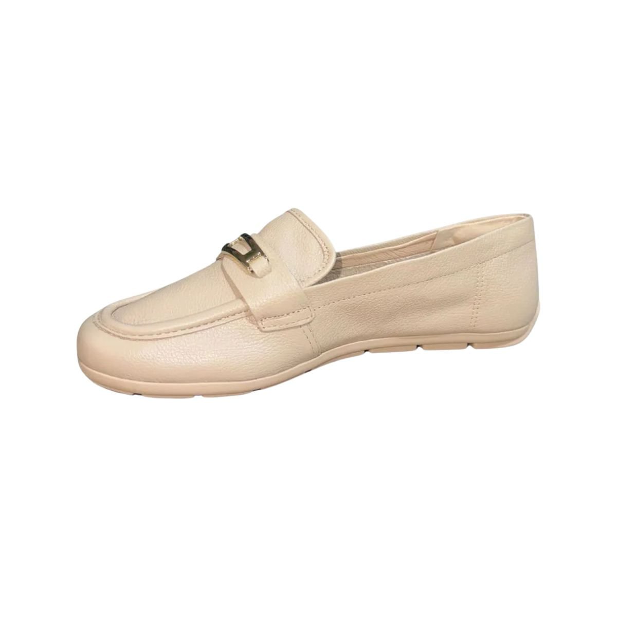 Sapato Feminino Mocassim Comfortflex Bege Bege 4