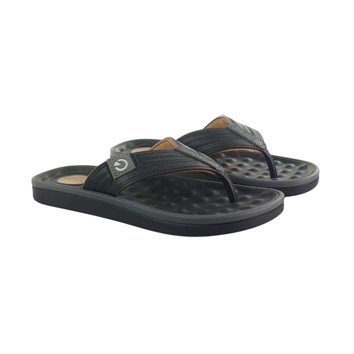 Chinelo Masculino Dedo Cartago Alabama Preto Preto 6