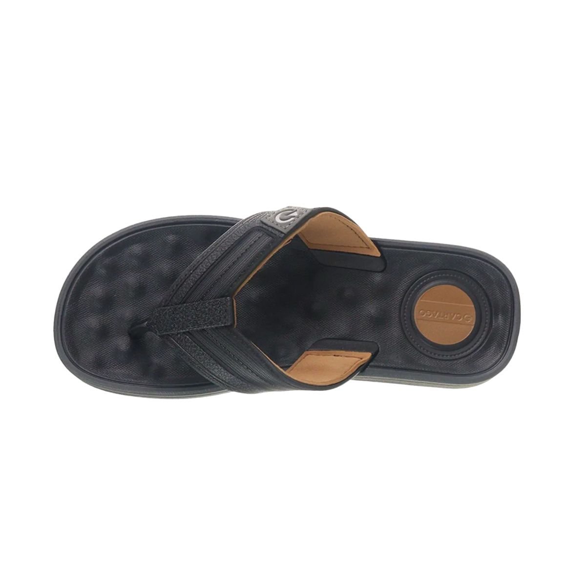 Chinelo Masculino Dedo Cartago Alabama Preto Preto 7