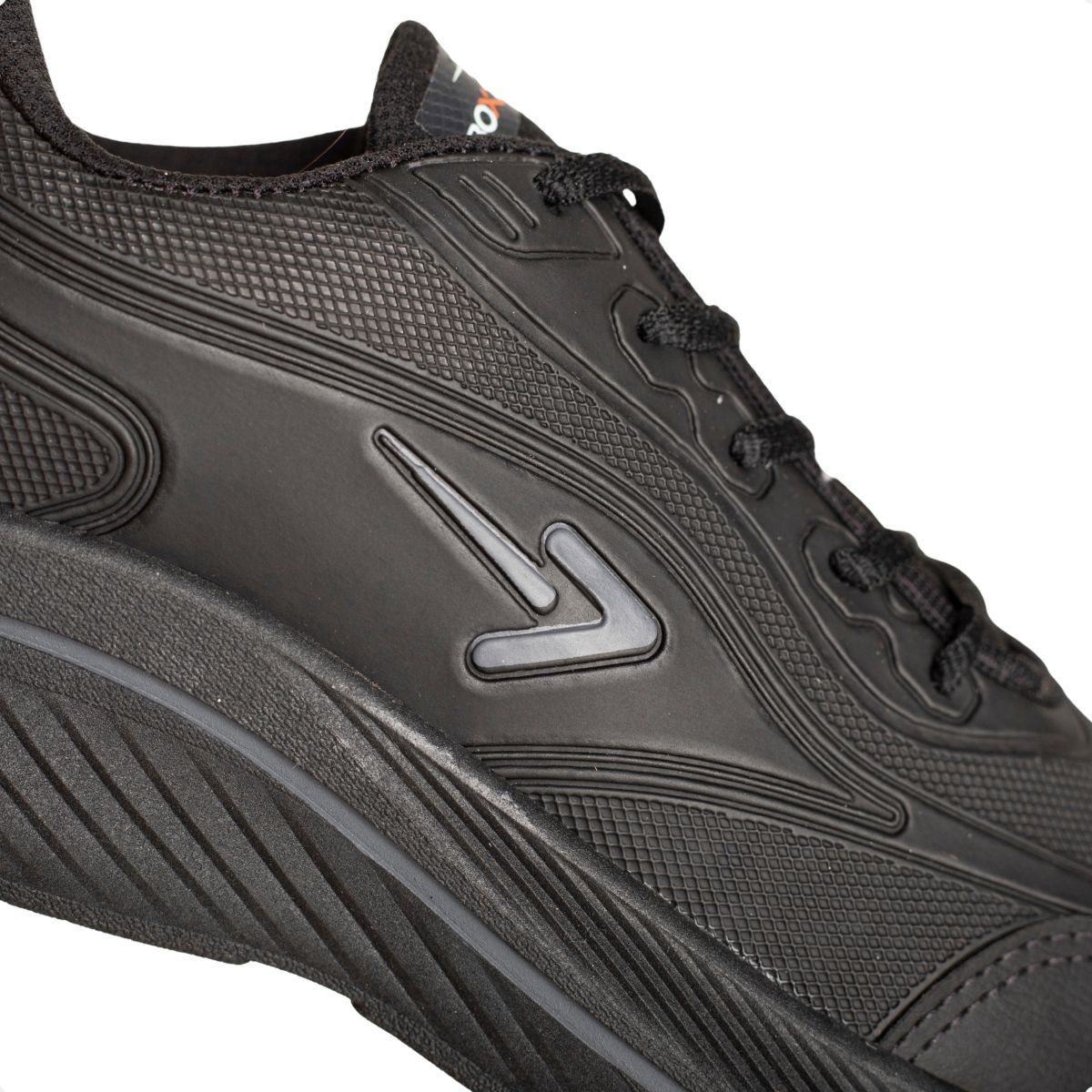 Tênis Running Masculino Box 200 Caminhada Preto Preto 3