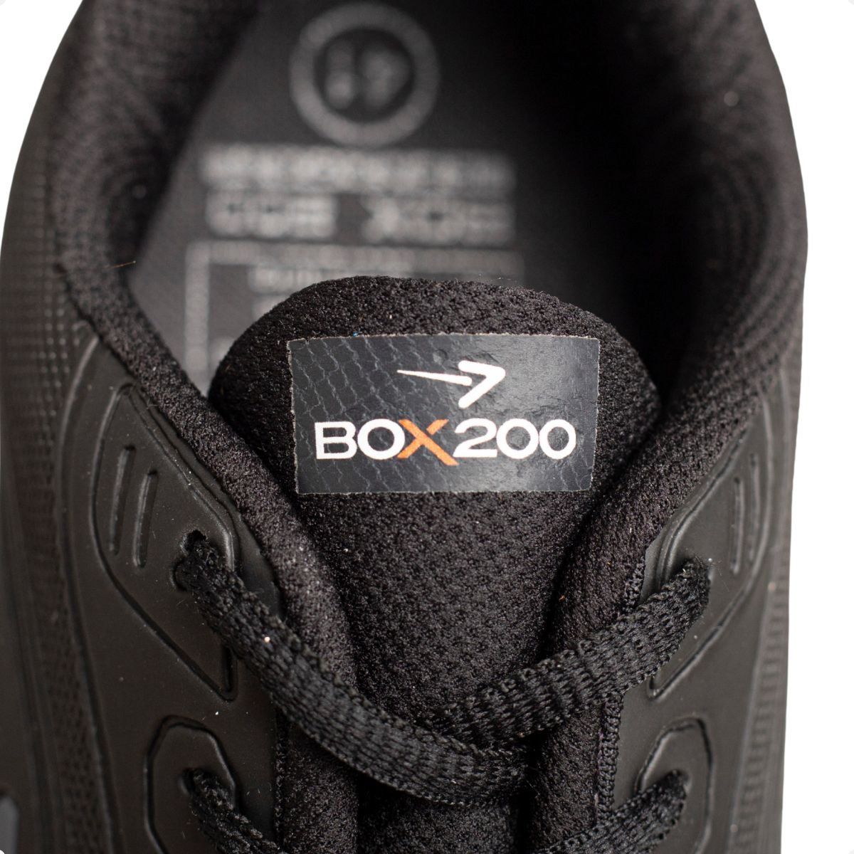 Tênis Running Masculino Box 200 Caminhada Preto Preto 7