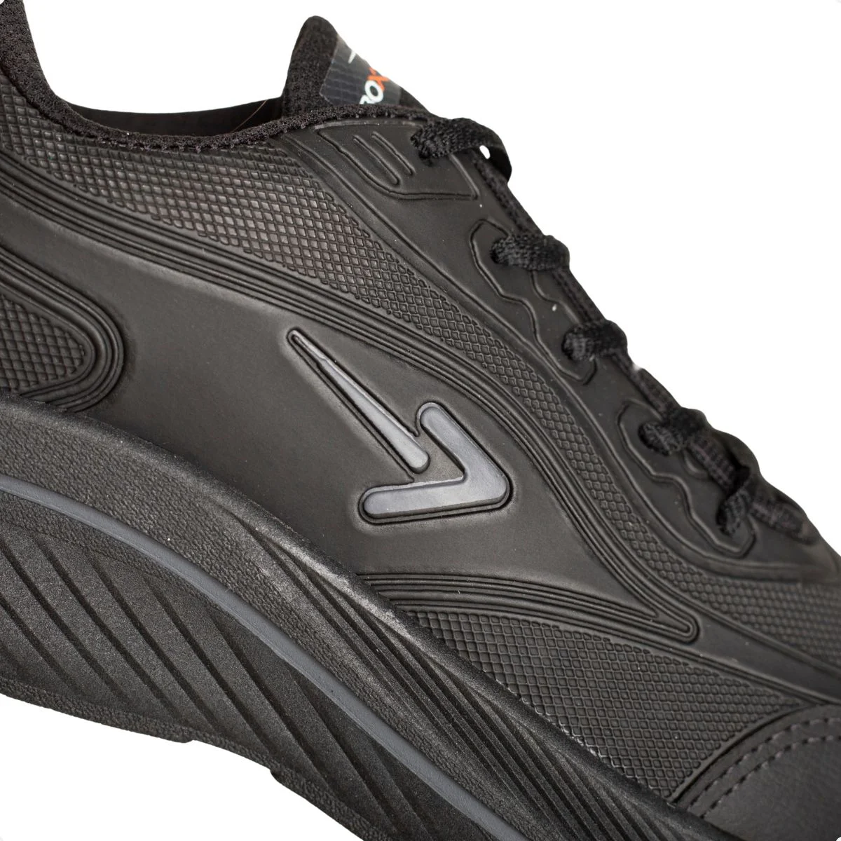 Tênis Running Masculino Box 200 Caminhada Preto Preto 3