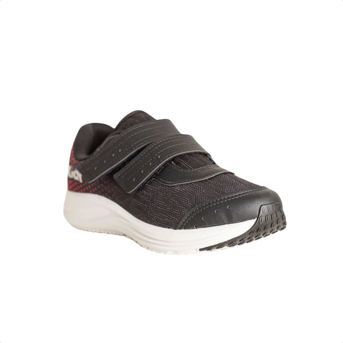 Tênis Infantil Corrida Kidy Preto E Vermelho Preto/Vermelho 2