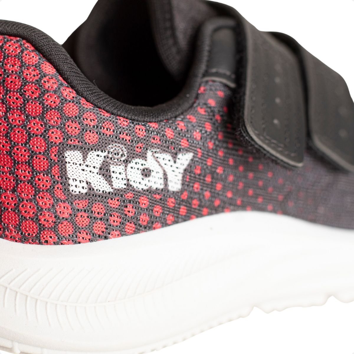 Tênis Infantil Corrida Kidy Preto E Vermelho Preto/Vermelho 3