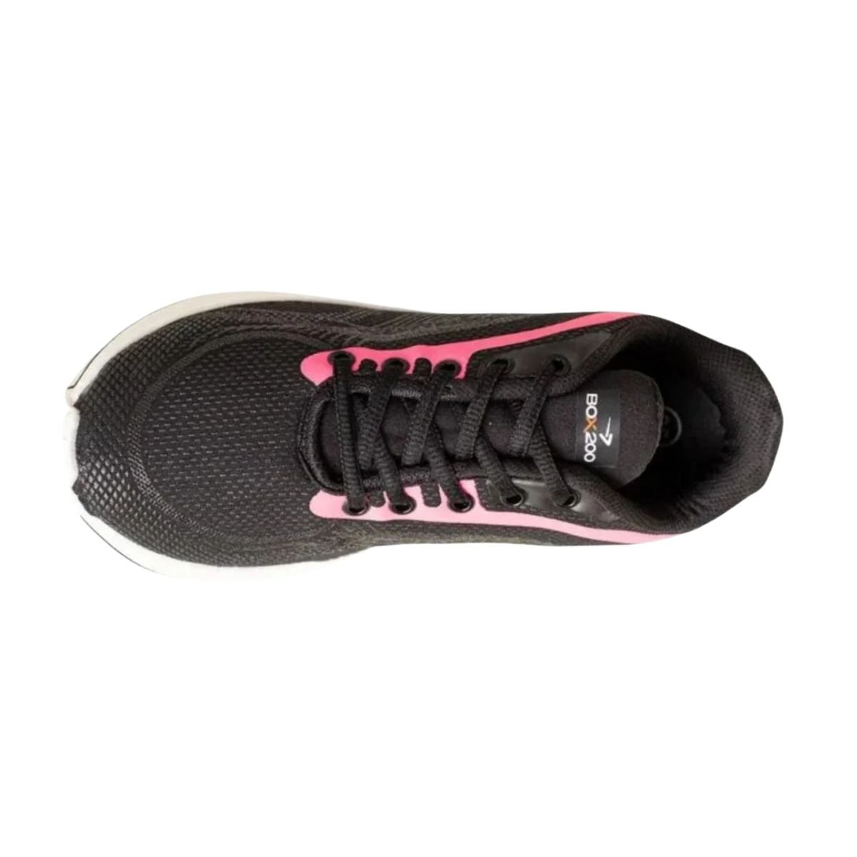 Tênis Corrida Feminino Esportivo Box 200 Preto 6