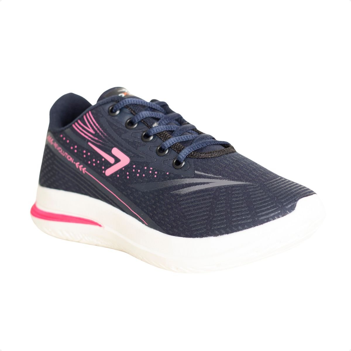 Tênis Corrida Feminino Box 200 Azul E Rosa Azul/Rosa 2
