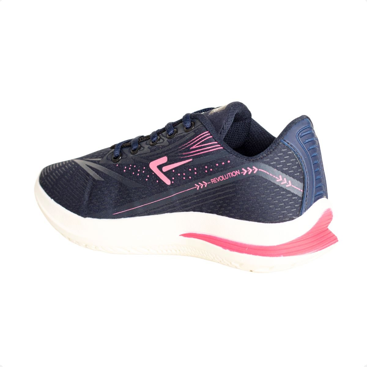 Tênis Corrida Feminino Box 200 Azul E Rosa Azul/Rosa 5