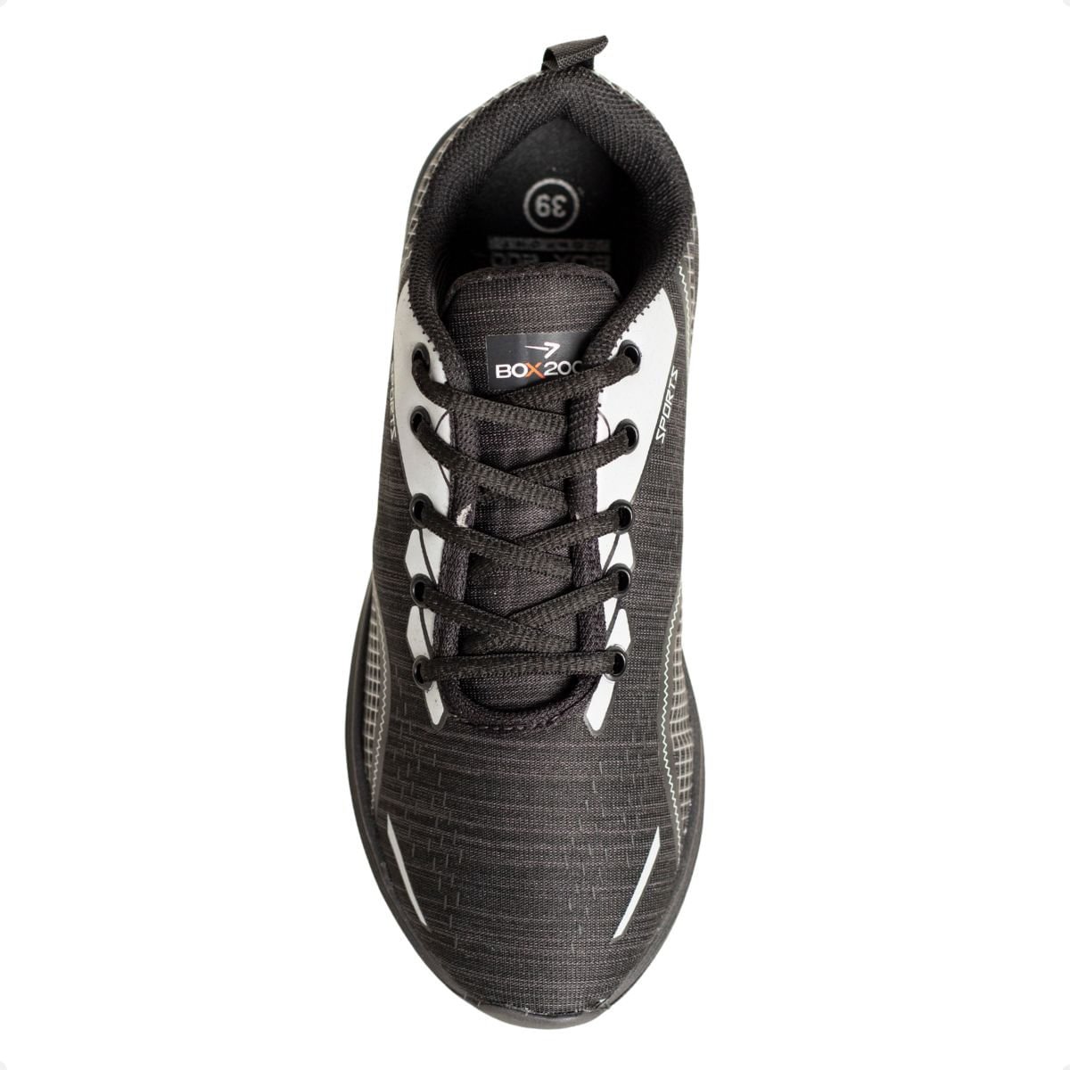 Tenis Running Masc Box 200 Preto 6
