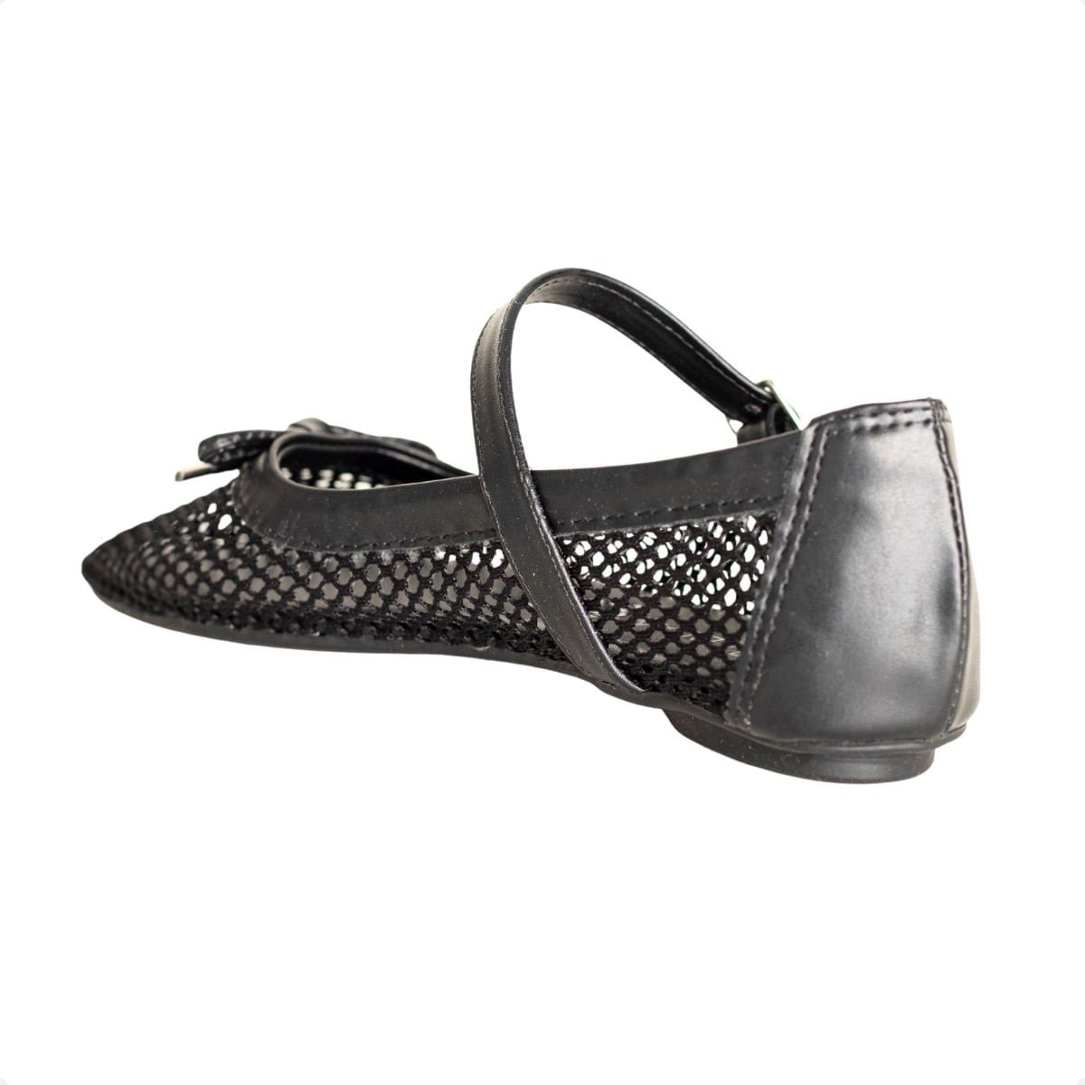 Sapatilha Fem Bico Redondo Addan Preto 5
