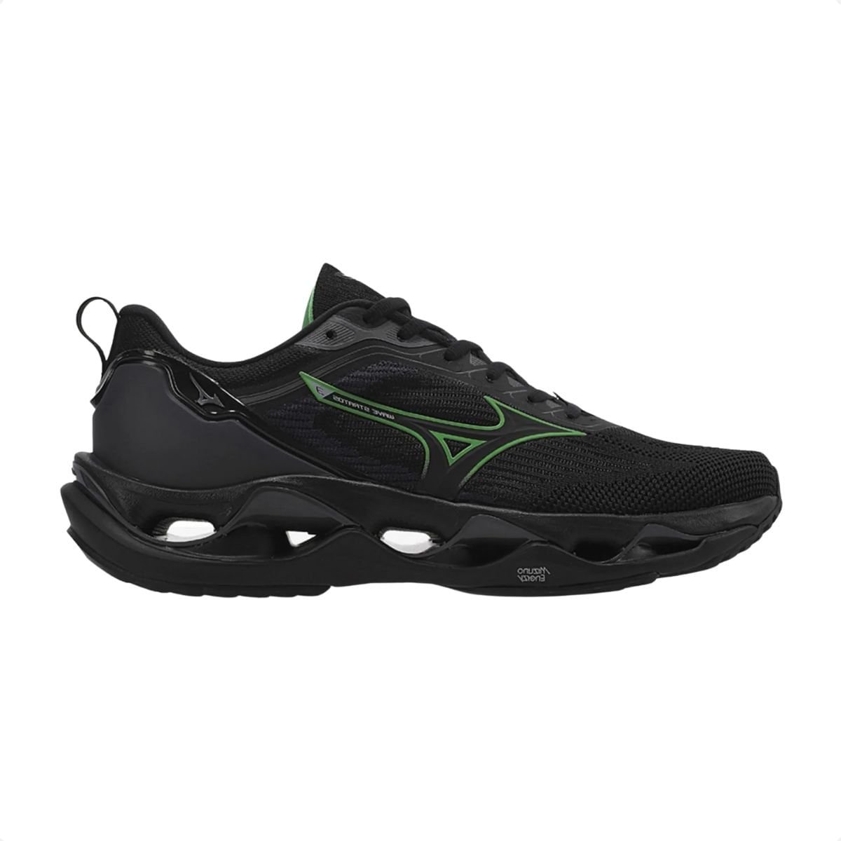 Tênis Running Masculino Mizuno Miz Wave Stratos 3 Preto